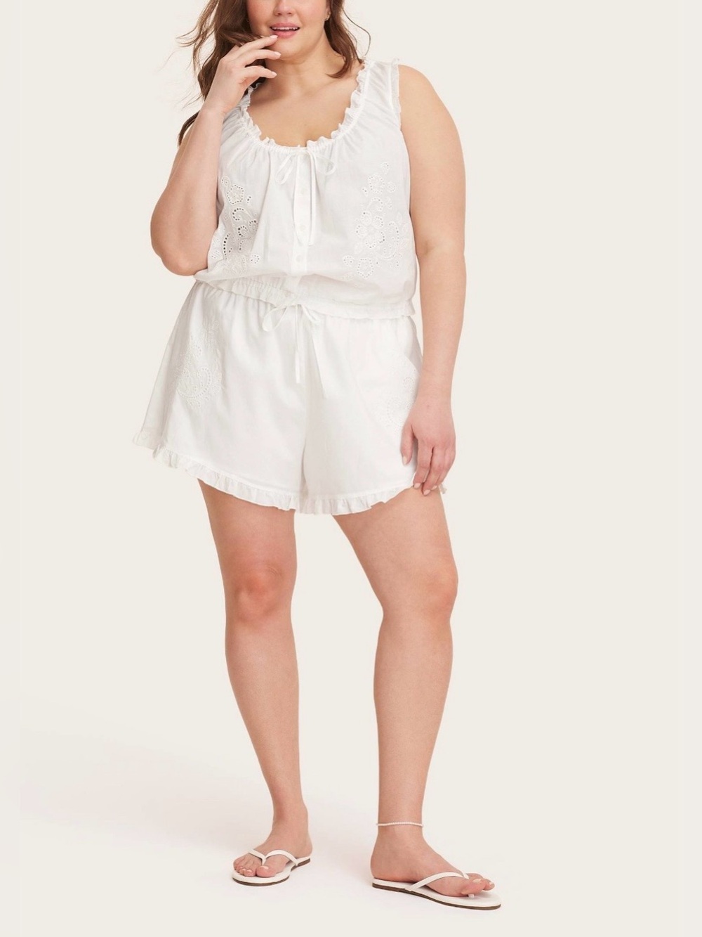 Women's Shell Tank Top Set